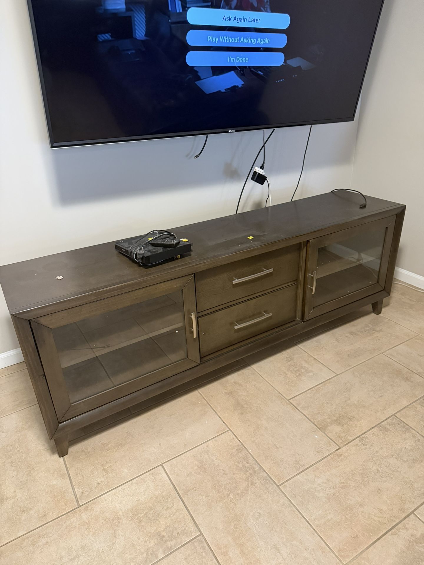 Brown tv Stand With Storage