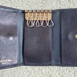 Vintage LANCEL Paris Key Holder Leather Case, $35