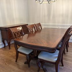 Formal Dining Room Table With  Buffet