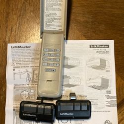 Brand New Liftmaster Wireless Keypad And 2 Remotes