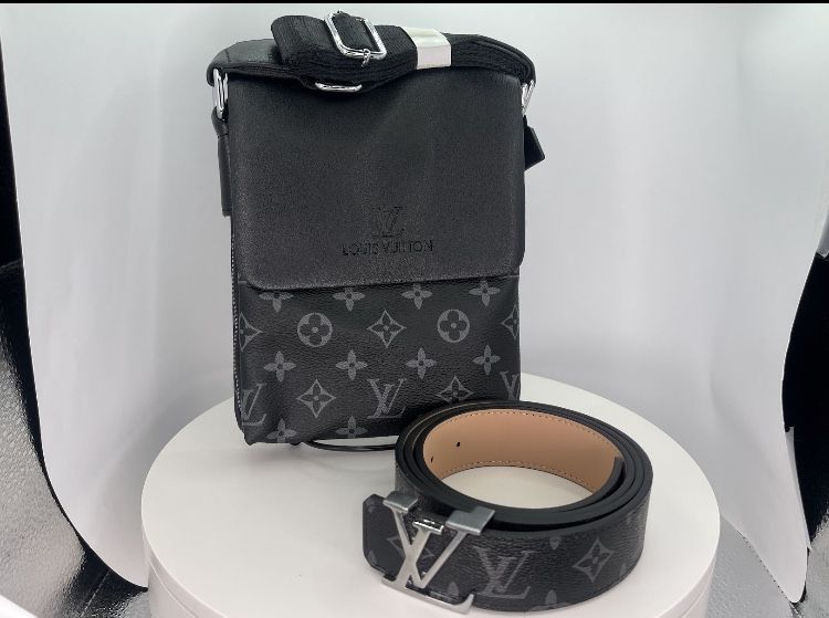 Messenger Bag And Belt Set