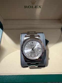 vintage rolex white gold