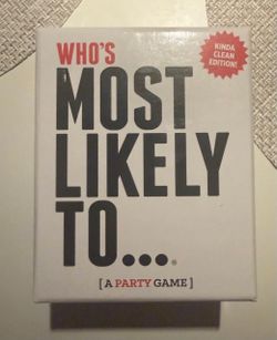 Who's Most Likely To Kinda Clean Edition Party Game