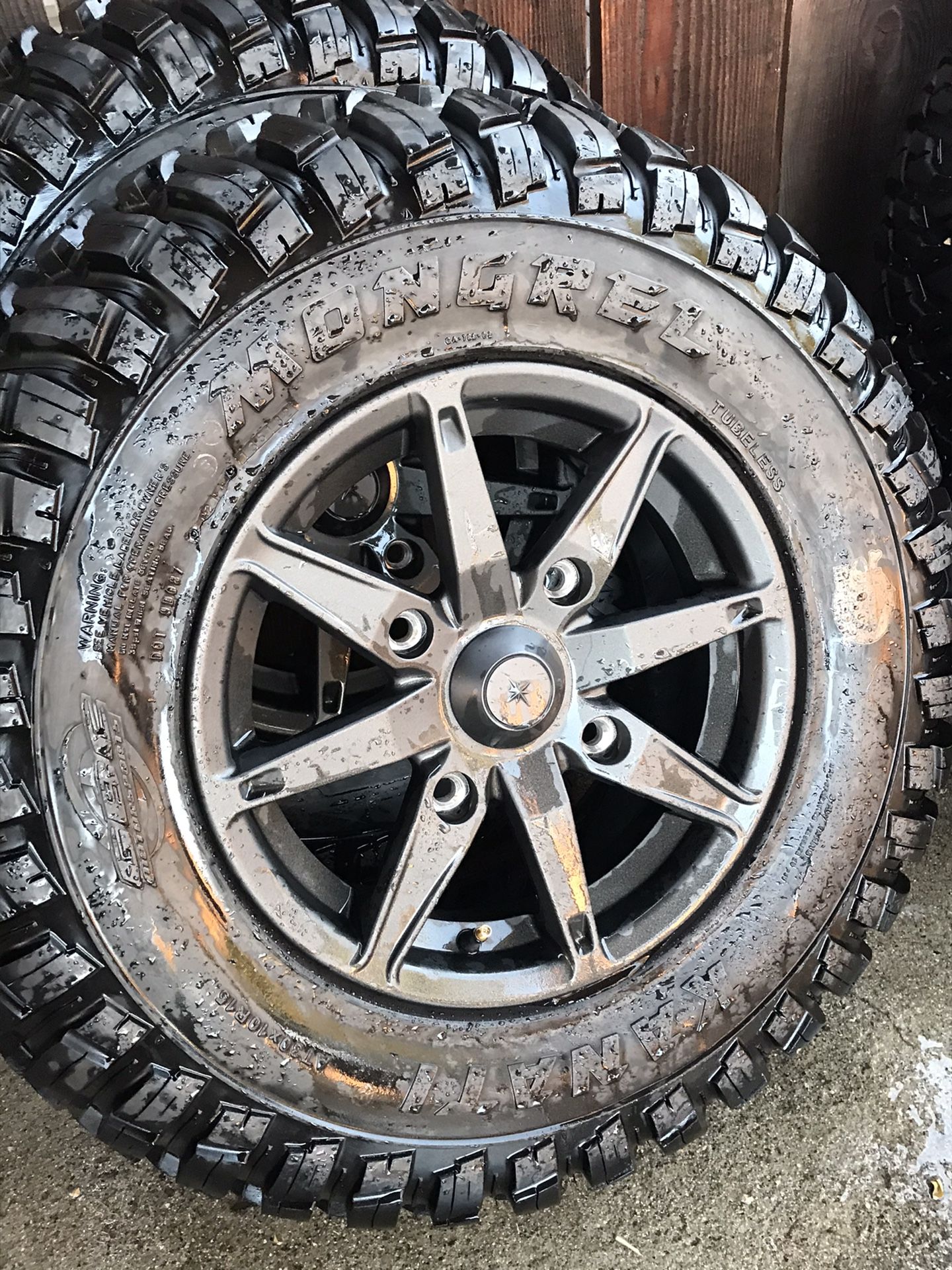 15” Turbo S RZR wheels