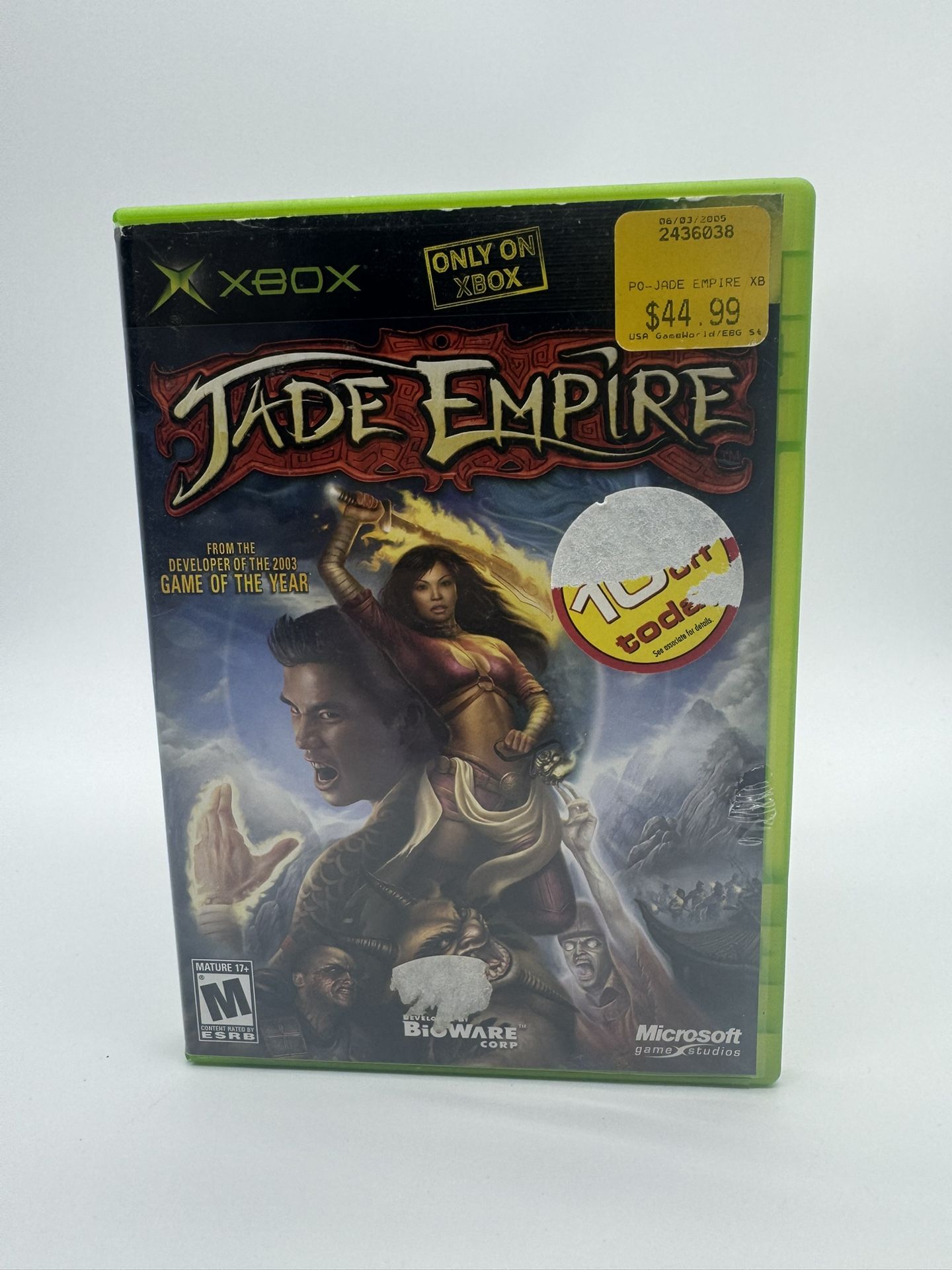 Jade Empire: Limited Edition (Microsoft Xbox, 2005) Complete Tested
