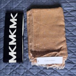 Calvin Klein Scarf And Michael Kors Headband