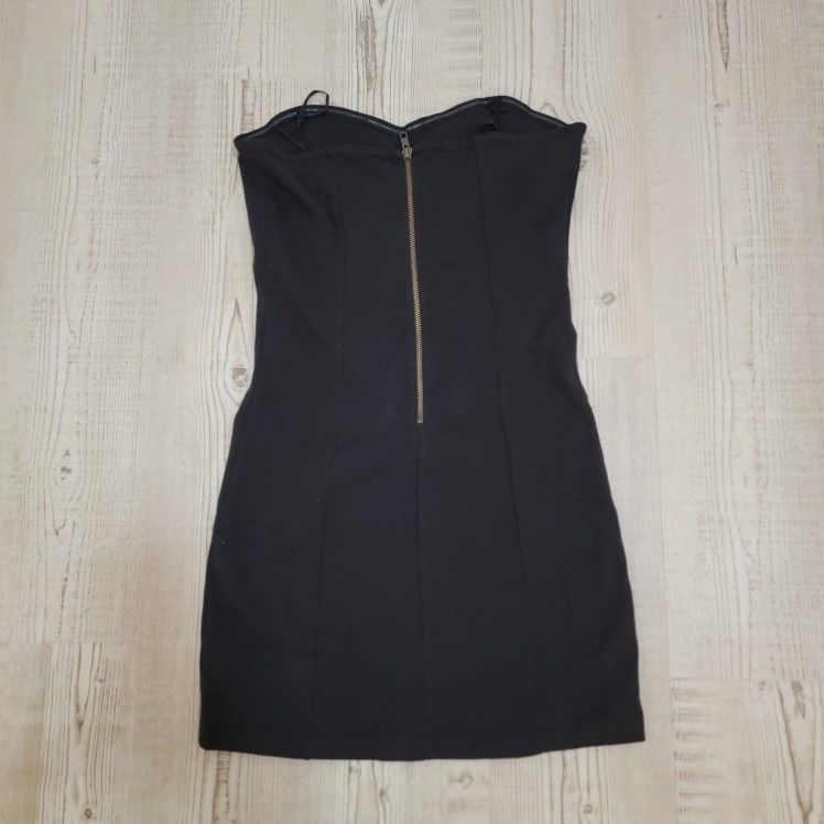 Free People Black Delhi Embellished Beaded Strapless Bodycon Mini Dress -  aseduan.cl