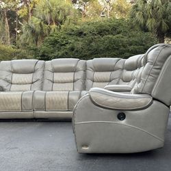 🛋️ Sectional Couch/Sofa - Recliners - Gray - Delivery Available 🚛