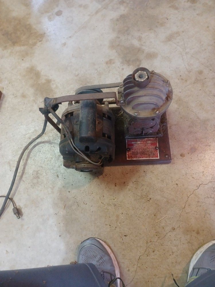 Old Paint Sprayer Compressor.