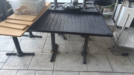 Black tables