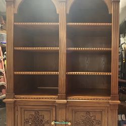 Solid wood bookshelf 
