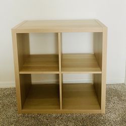 IKEA Kallax Shelf unit, white stained oak effect, 30 1/8x30 1/8 " - $40 (Tampa Downtown Harbour Island)