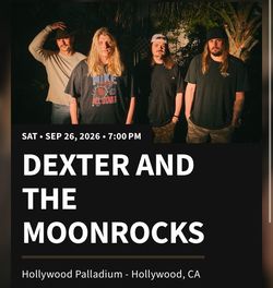 Dexter and the moonrocks tickets