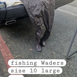 Men Fishing Waders Size 10 Large New