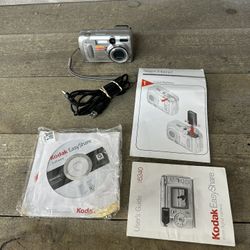 Kodak EasyShare DX6340 3.1MP Compact Digital Camera Silver Tested Manual Cords