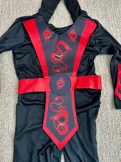 Kids Ninja Costume + 3 Swords & Bonus Accessories!
