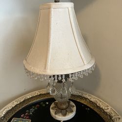 Vintage Crystal Lamp 