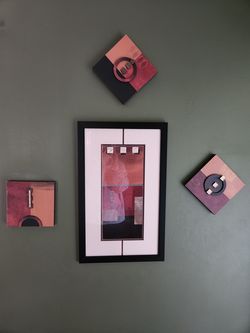 4 pc Wall decor set