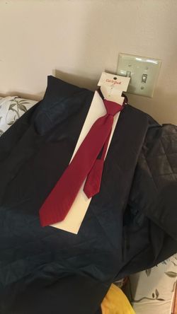 Cat & Jack Kids Red Clip-On Tie