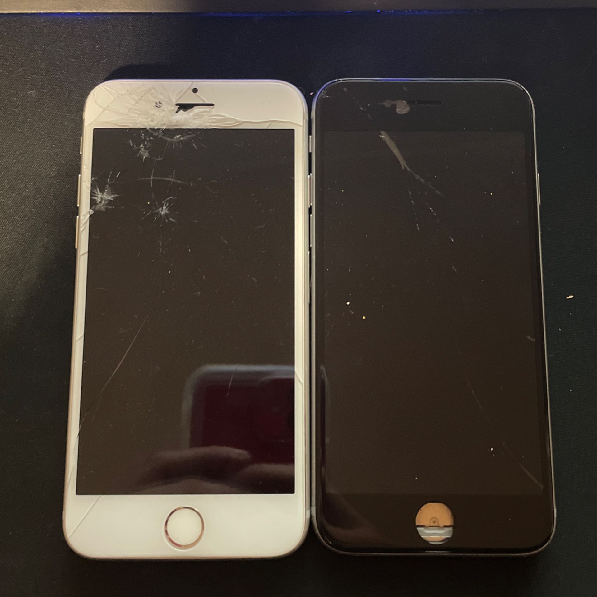 They Are Both Cracked But A Simple Screen Fix Will Fix It Only