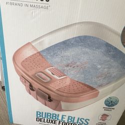Homedics - Bubble Bliss Deluxe Foot Spa - $30 OBO