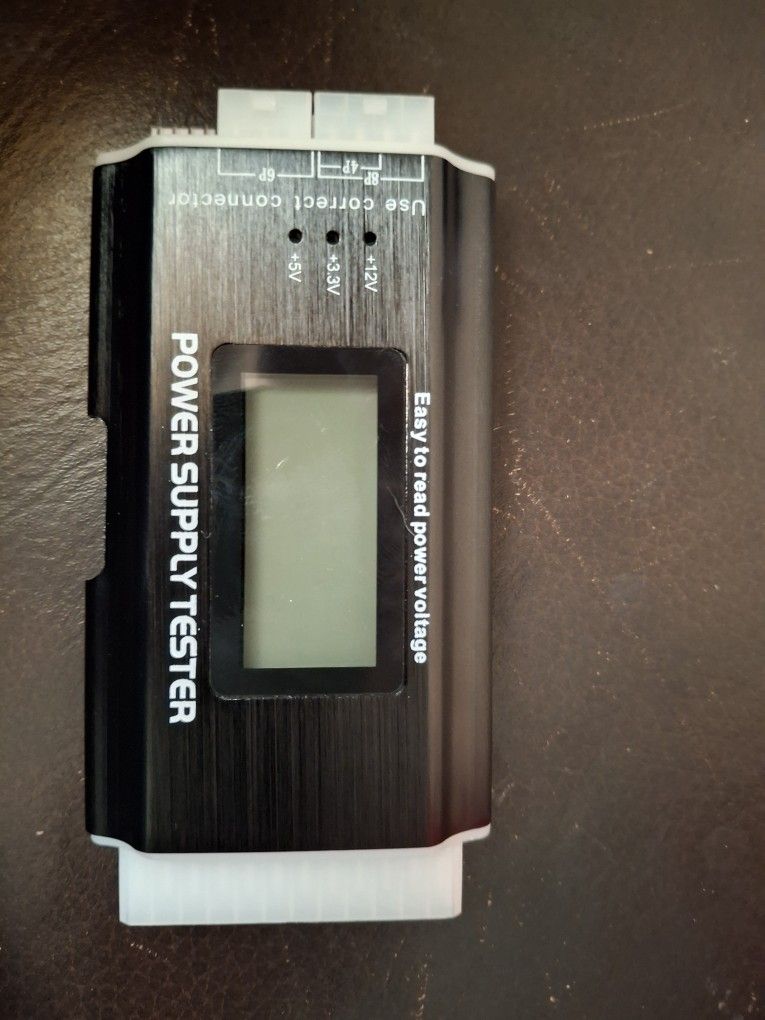 Easy to read power voltage power Supply tester for computers $15 Firm