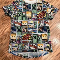 Minecraft Boys Shirt Size 7/8