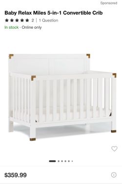 Baby Crib - White