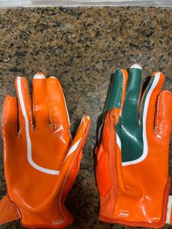 Miami football Gloves Xl