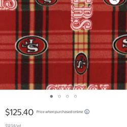 49ers Fabric 