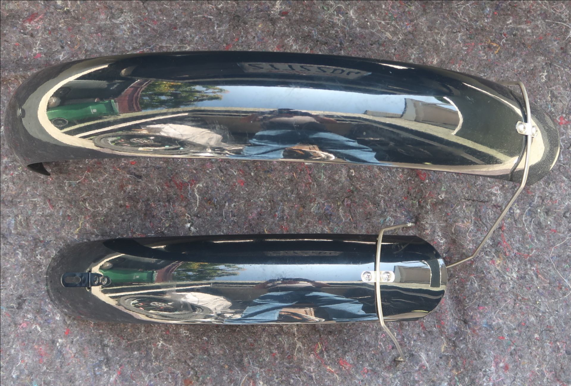 Black EBike Fenders (26-inch Tire Size)