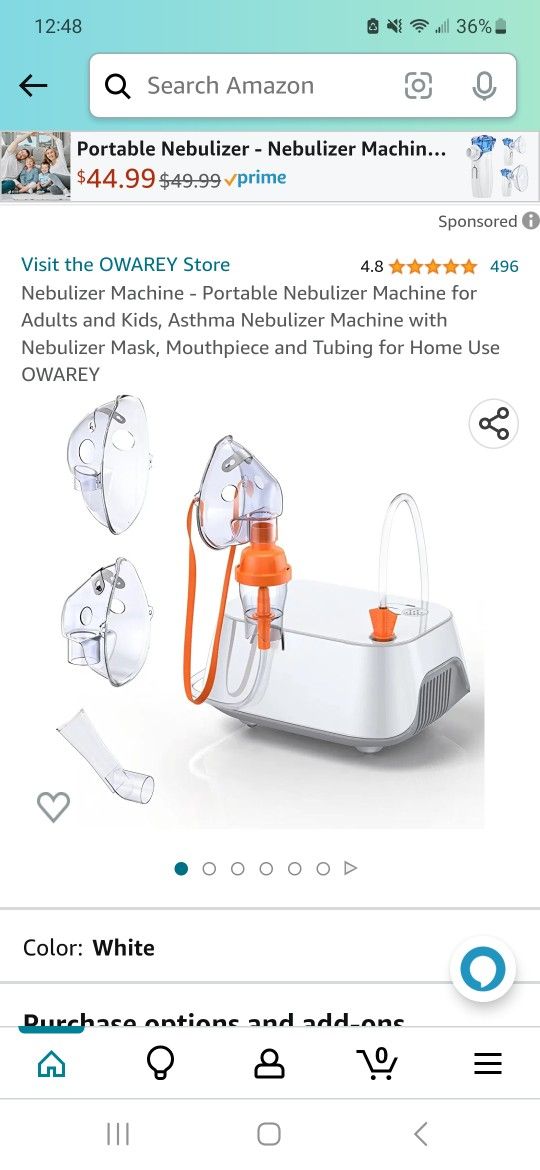 Owarey Compressor Nebulizer