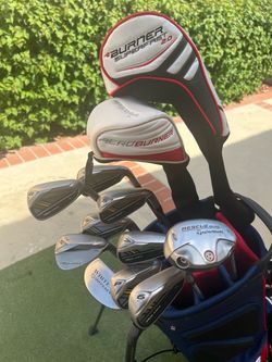 Complete TaylorMade Golf Club Set with Stand Bag