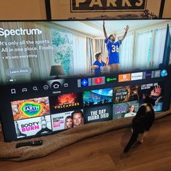 75" Sony TV w Remote And Stand