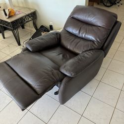 Brown Electric Reclining Chair