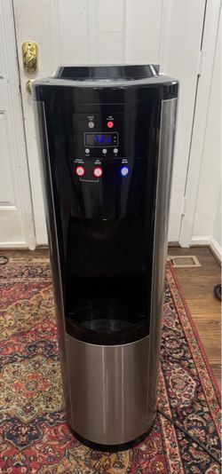 iGo Stainless Steel Hot & Cold Top-Loading Water Dispenser – 5 Gallon