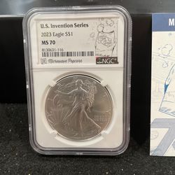2023 Gem Uncirculated Perfect Graded American Eagle Graded At MS70 H-4