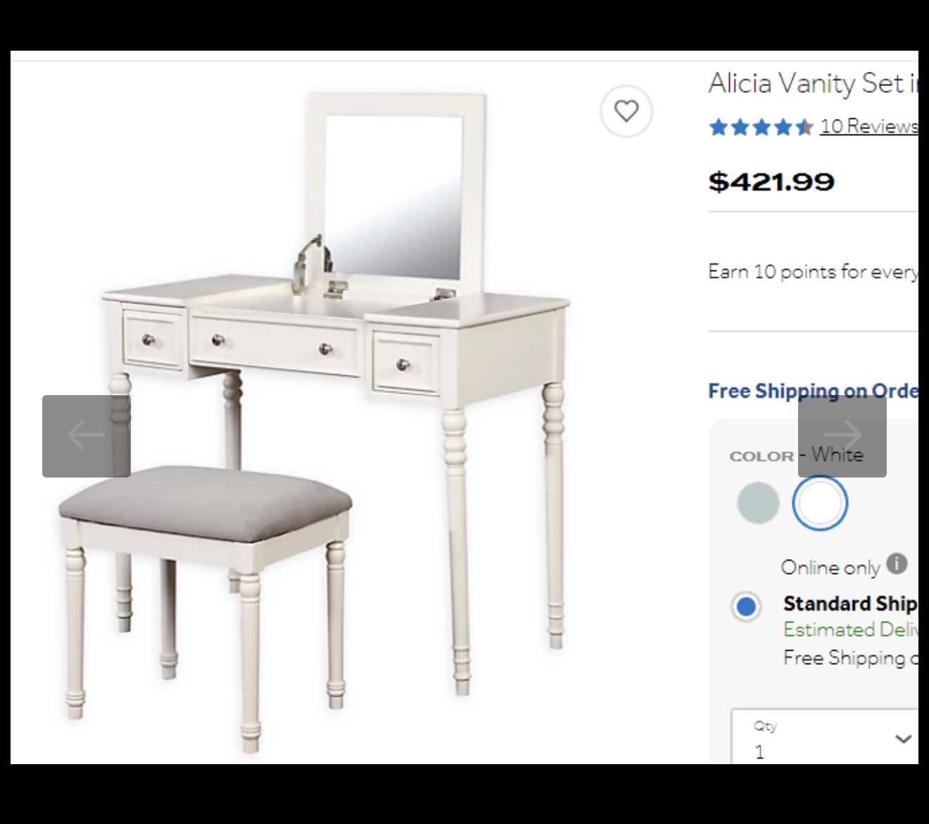 Alice Vanity Set