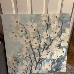 Acrylic floral canvas (2)