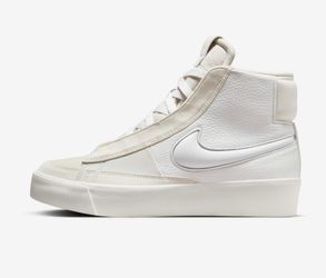 Nike cream and white phantoms blazer mid victory sneaker