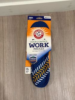 Arm & Hammer Work Insoles (Size Men’s 8-13)