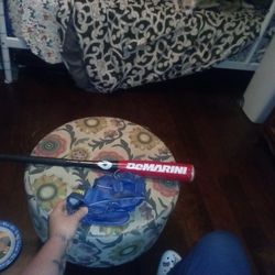 Baseball Tee-Ball Bat Demarini &Glove