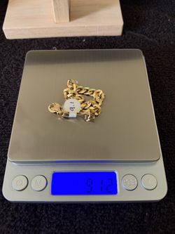 Esclava de oro de 10 kilates