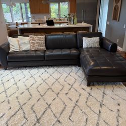 Custom Leather Couch