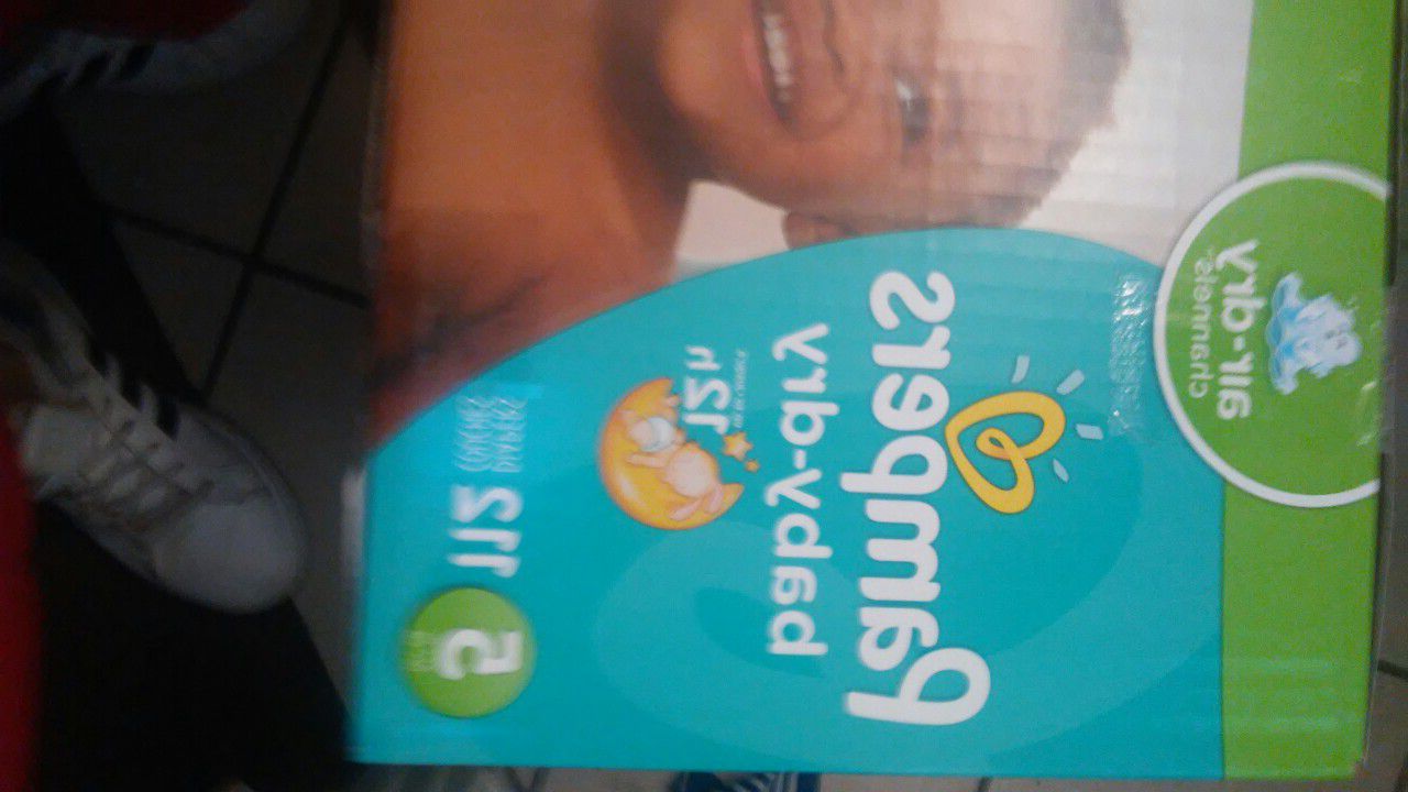 Pampers size 6 5 4 3. 60-115 count Baby Dry