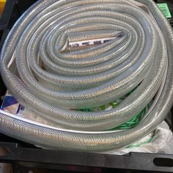 PVC hose with steel reinforcement