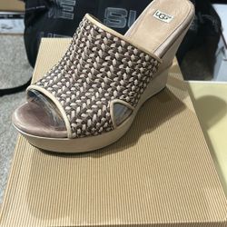 UGG wedge sandal platforms