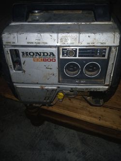 Vintage Honda EX800 generator