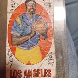 Wilt Chamberlain 30,000 Points Card