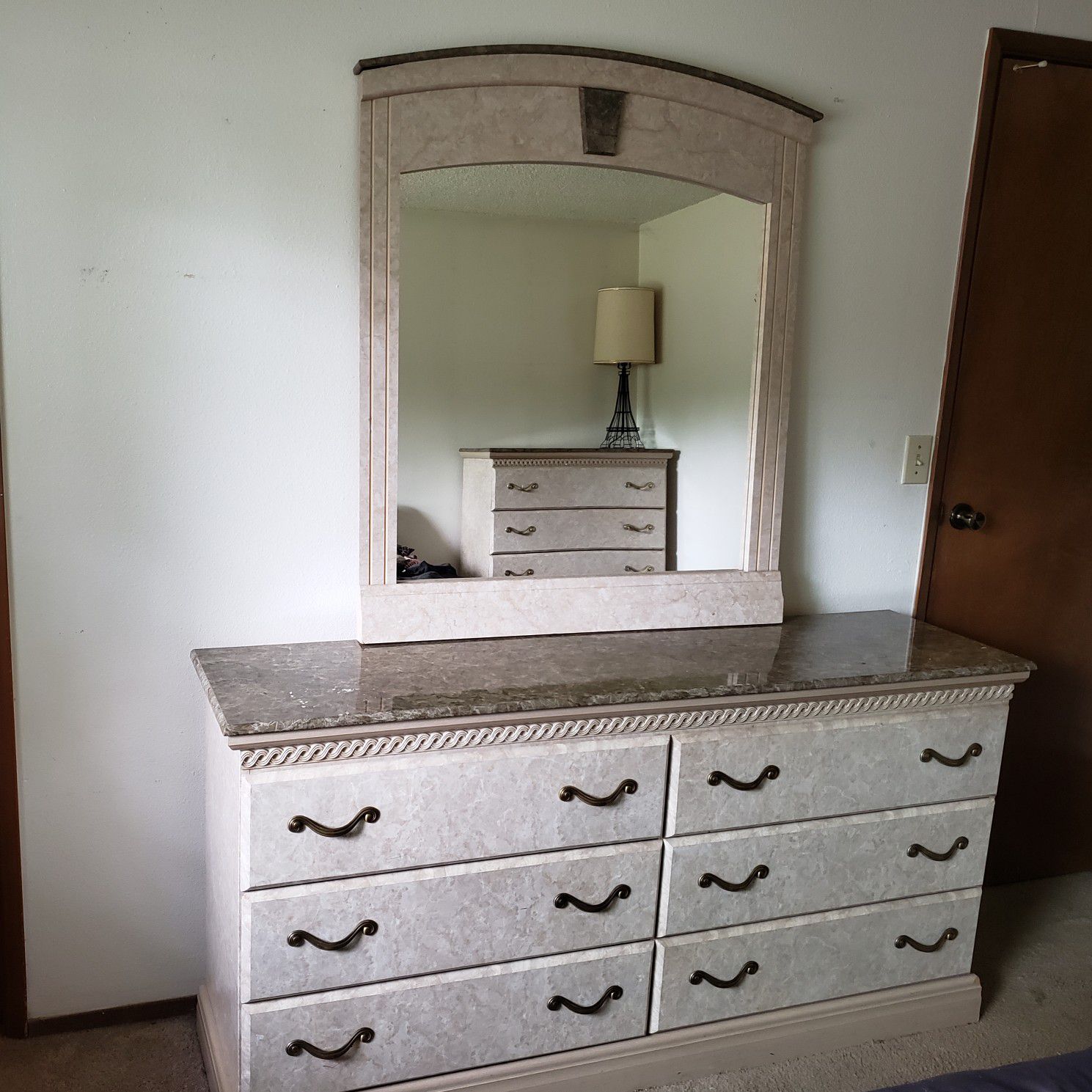 Set of Dressers with Mirror